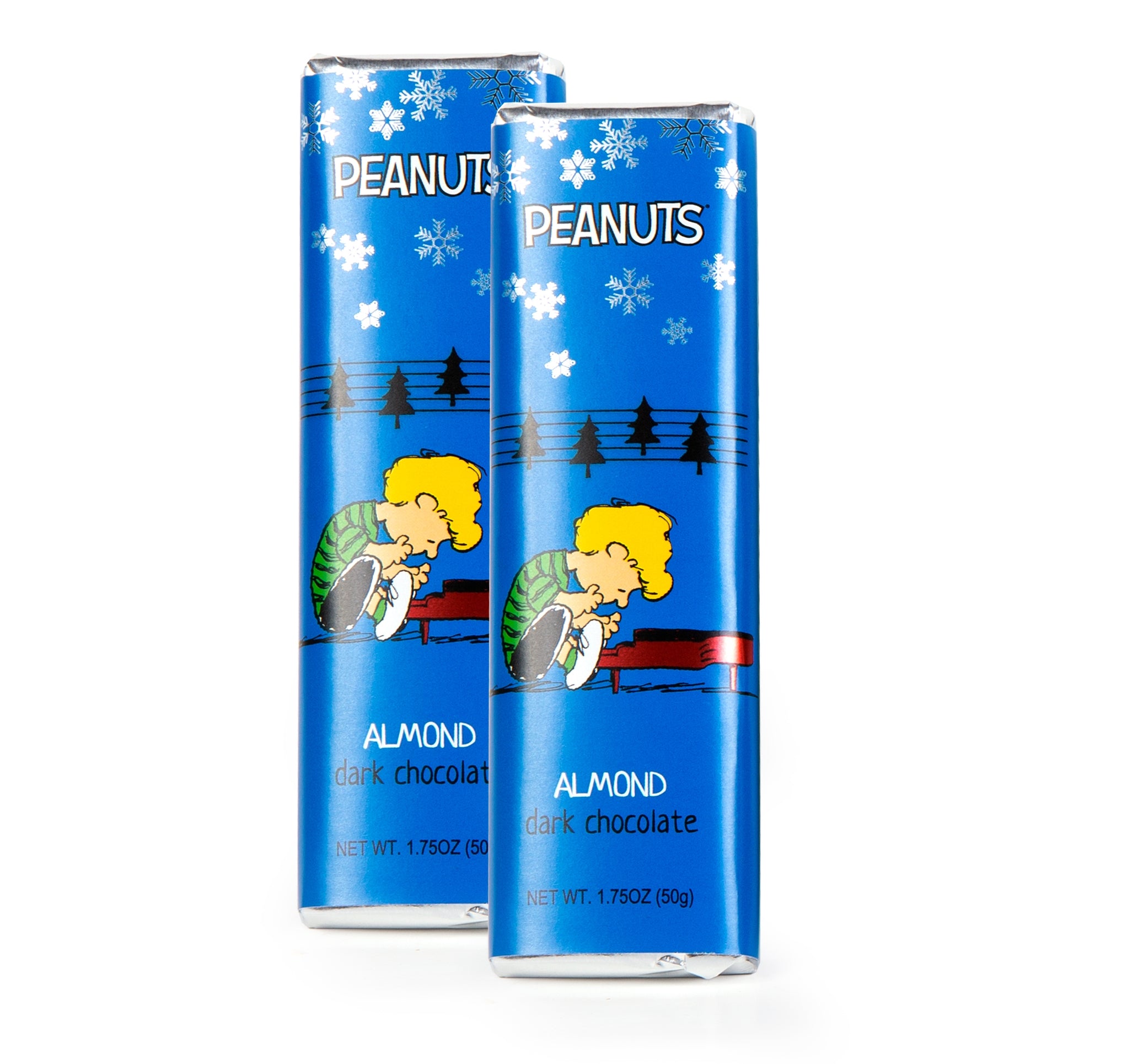 Peanuts® Holiday - Dark Almond Chocolate Bar 1.5oz