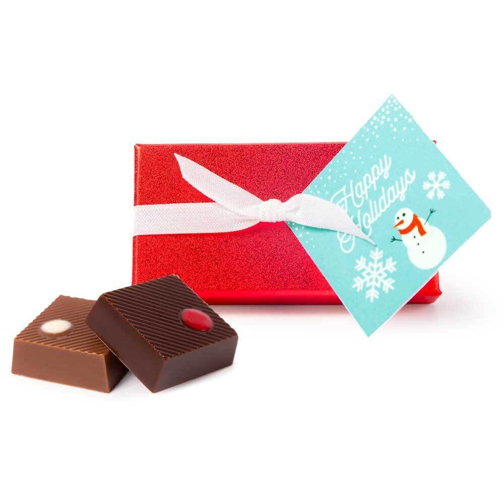 Holiday - Red Sparkle Truffle Gift Box 2pc