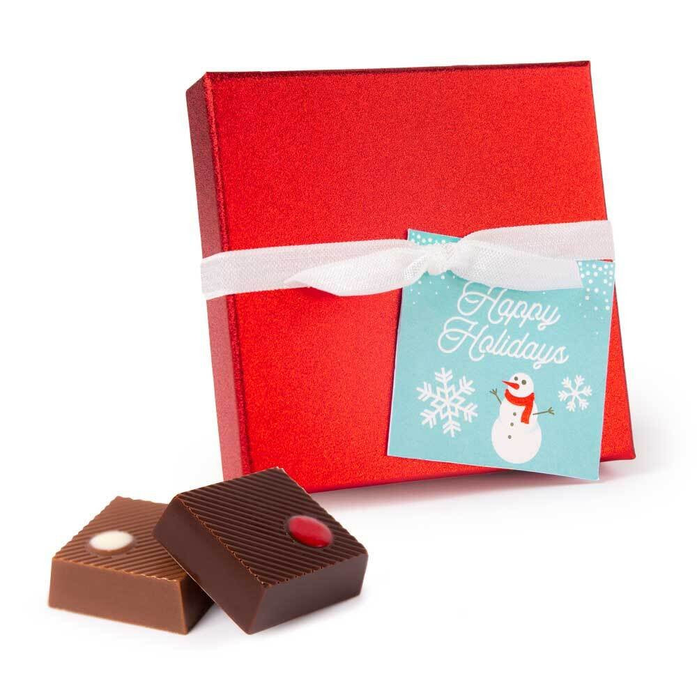 Holiday - Red Sparkle Truffle Gift Box 4pc