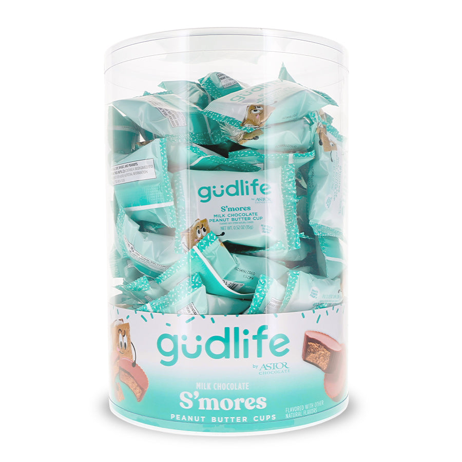 gudlife - Milk Chocolate S'mores Peanut Butter Cups 80pc Tub