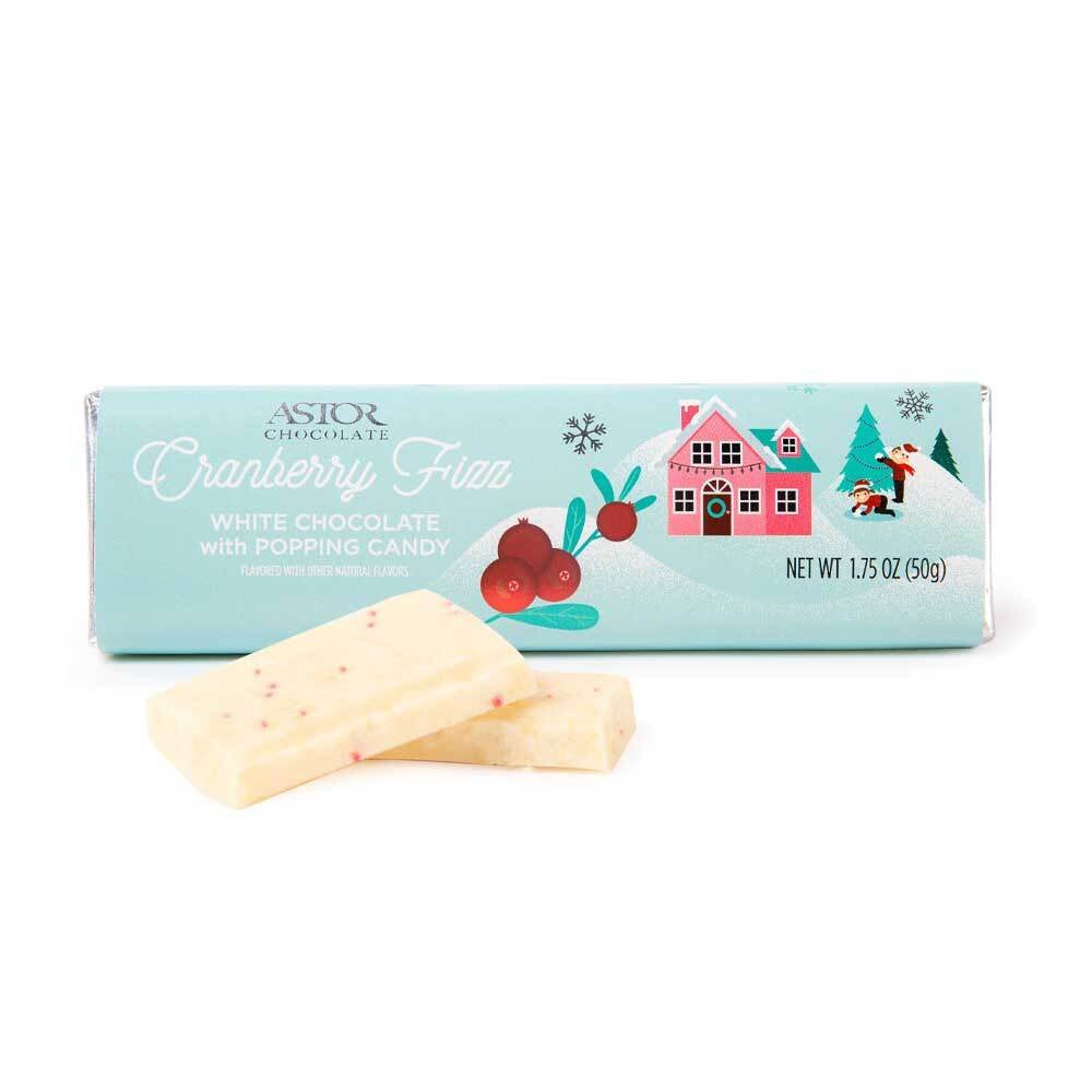 Holiday - White Confection Cranberry Fizz Bar 1.75oz