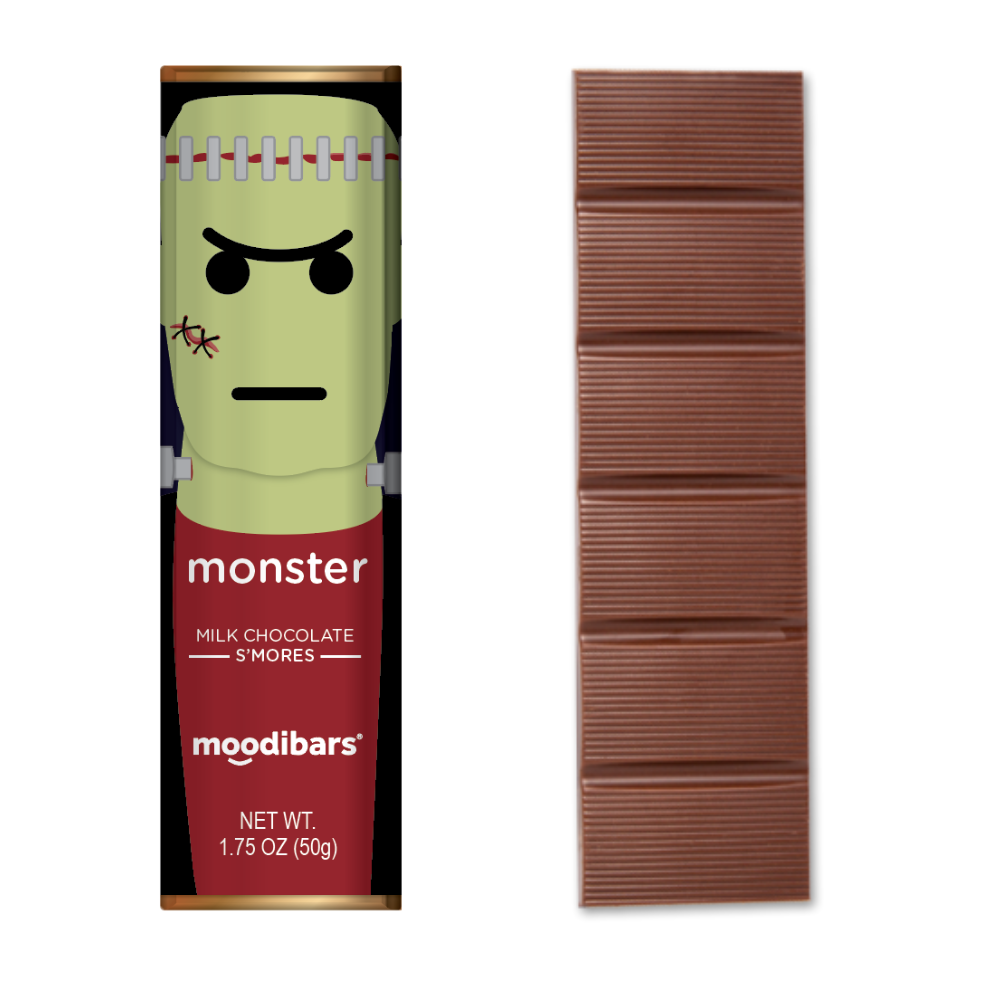 Seasonal Moodibars - monster - Milk Chocolate S'mores Bar 1.5oz