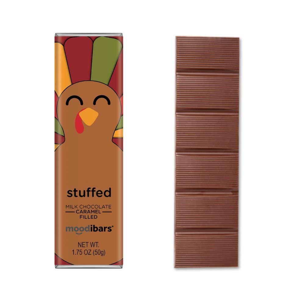 Seasonal Moodibars - stuffed - Milk Chocolate Caramel Filled Bar 1.75oz