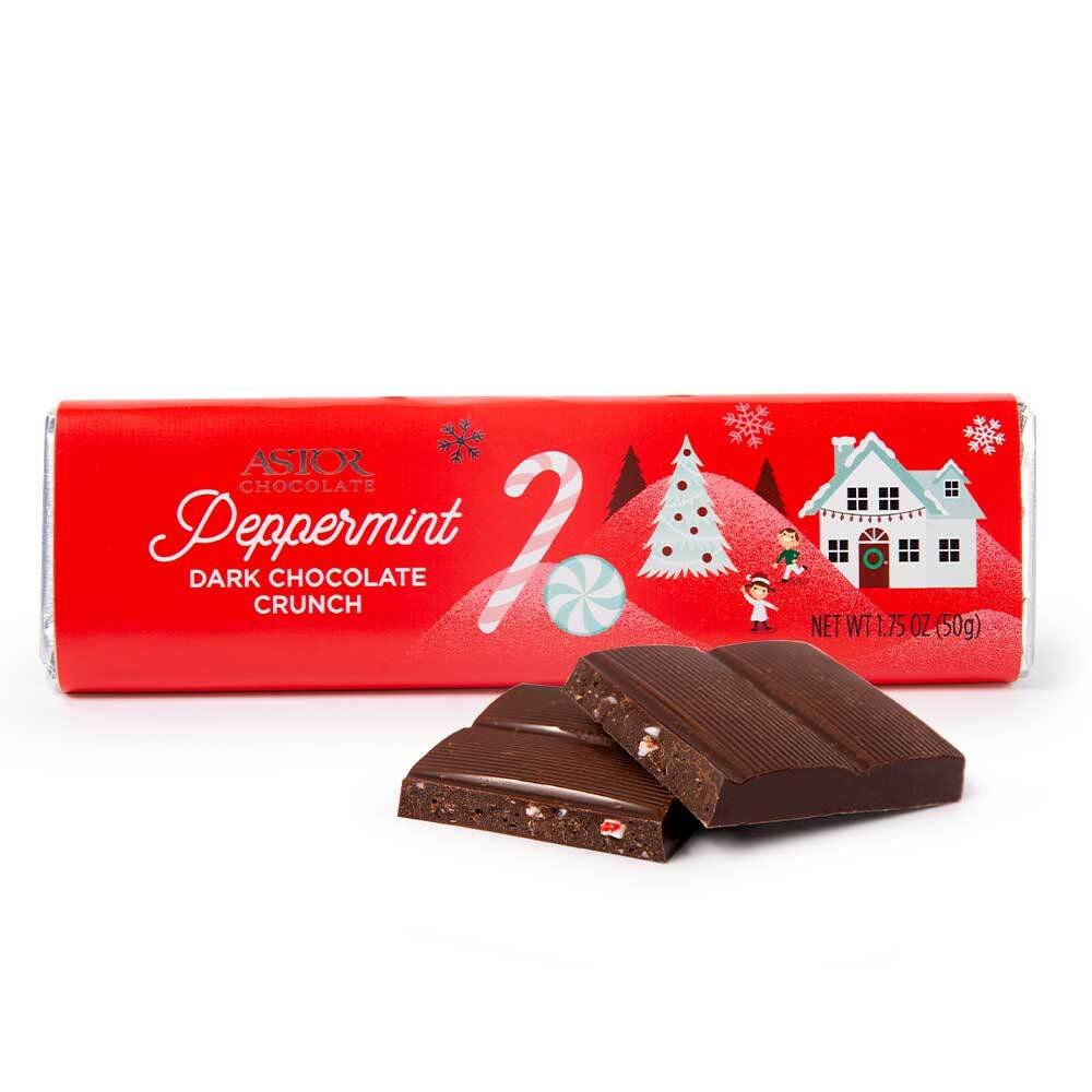 Holiday - Dark Chocolate Peppermint Crunch Bar 1.5oz
