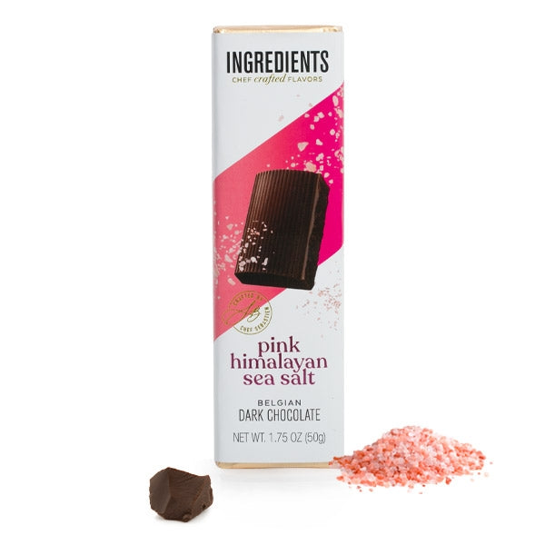 Ingredients - Dark Chocolate Himalayan Sea Salt Bar 1.5oz