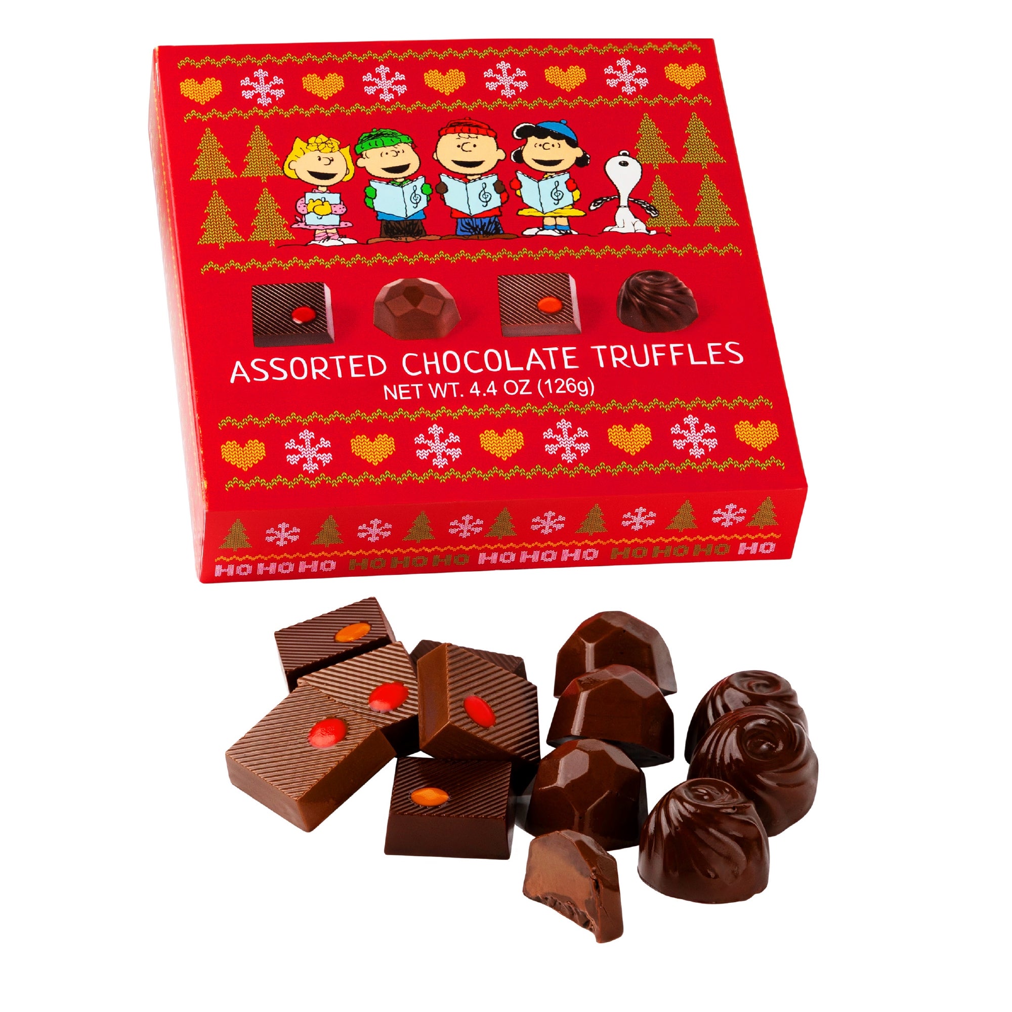 Peanuts® Holiday - Christmas Assorted Chocolates Truffles Box