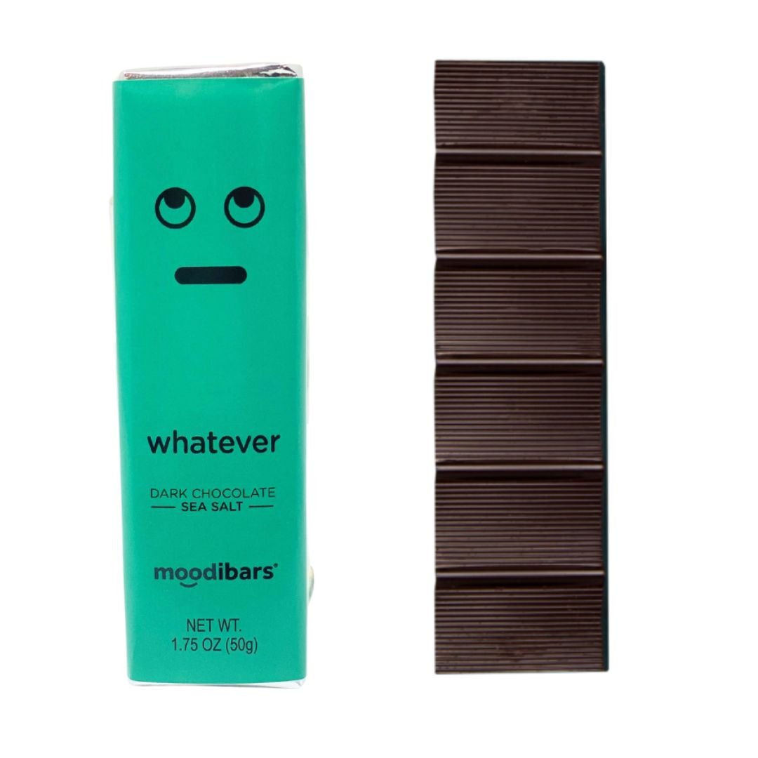 Moodibars - whatever - Dark Chocolate Sea Salt Bar 1.5oz