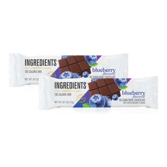 Ingredients - 100 Calorie Blueberry Dark Chocolate Bar