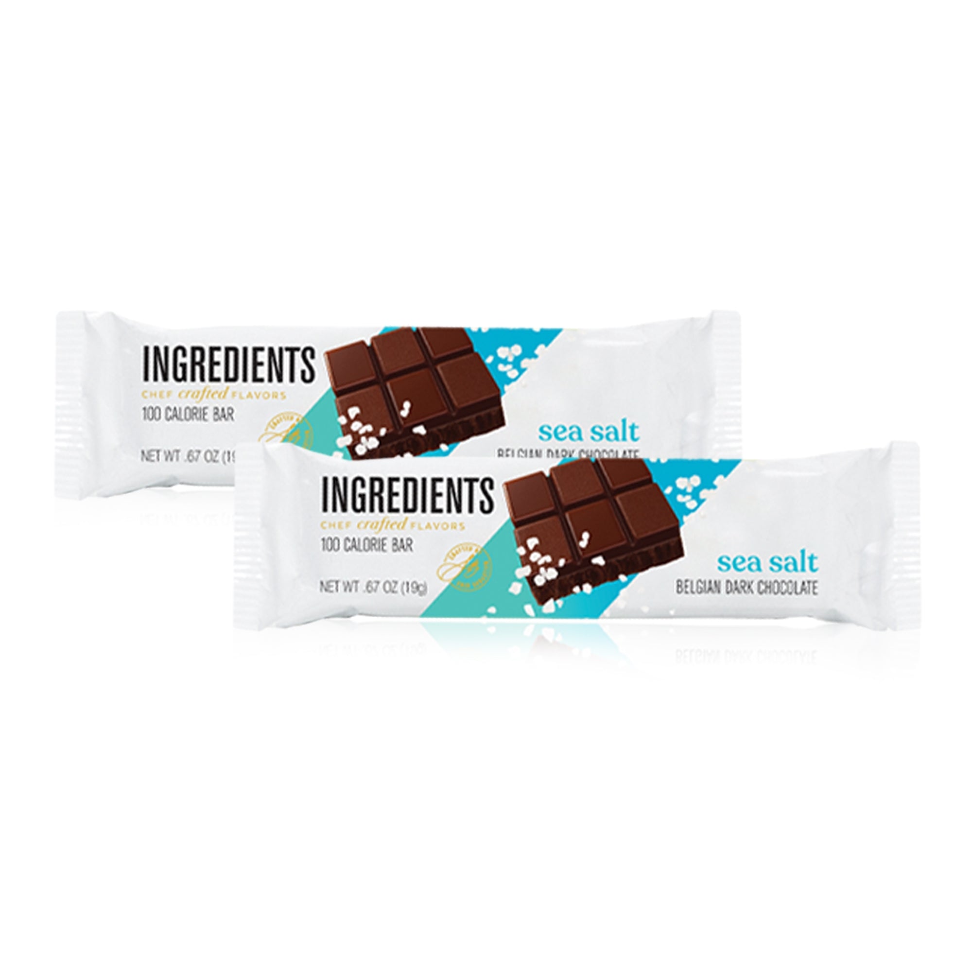 Ingredients - 100 Calorie Sea Salt Dark Chocolate Bar