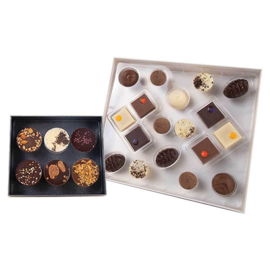 Holiday - Classic Elite 2 Tier Tower | Assorted Truffles 18pc & Truffle Cups 6pc