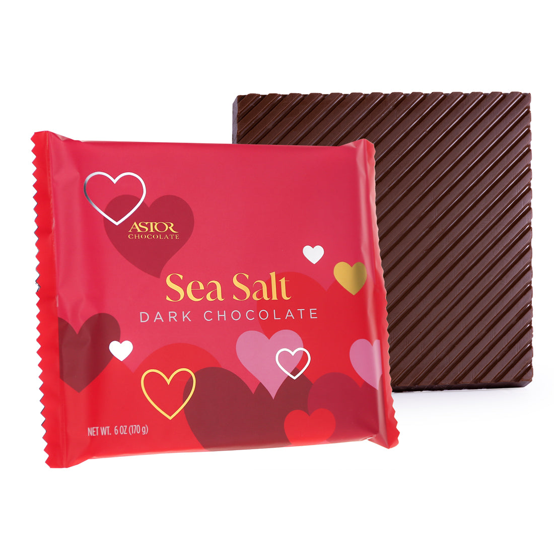 6oz Dark Chocolate & Sea Salt Mega Square