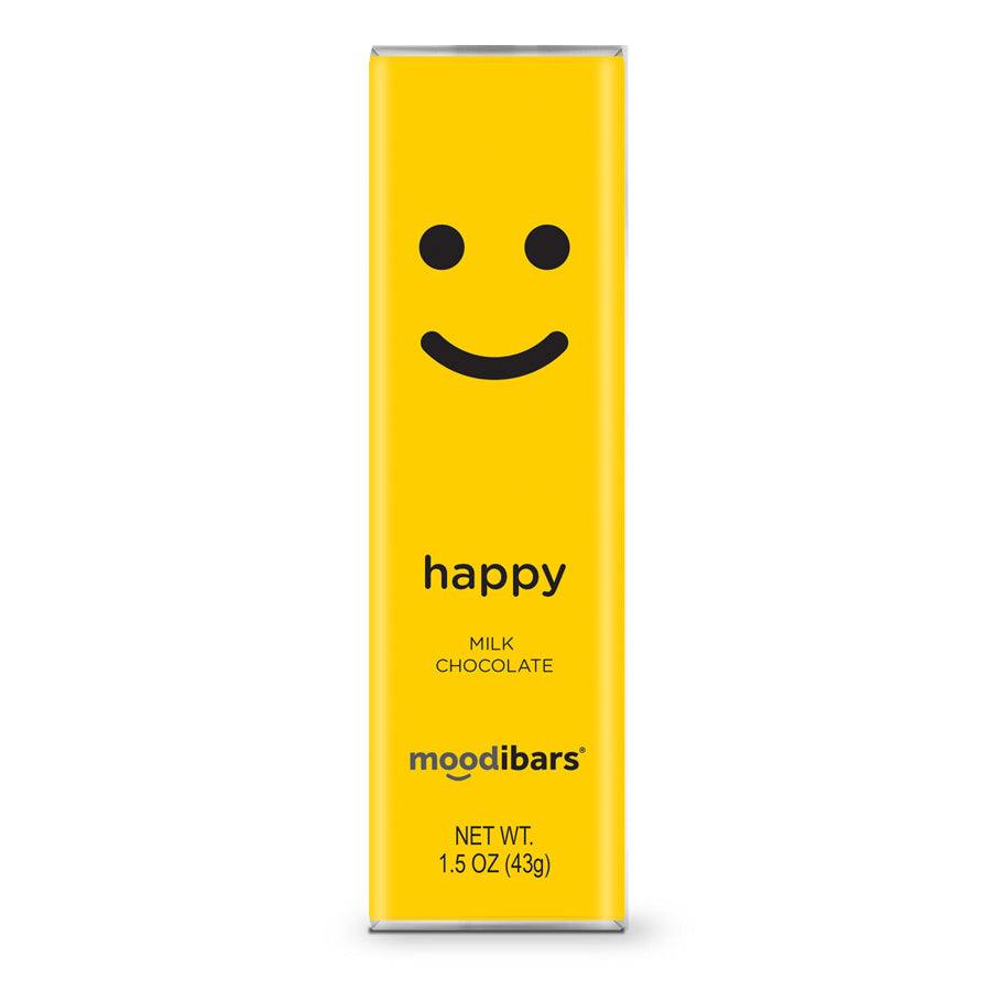 Moodibars - happy - Milk Chocolate Bar 1.5oz