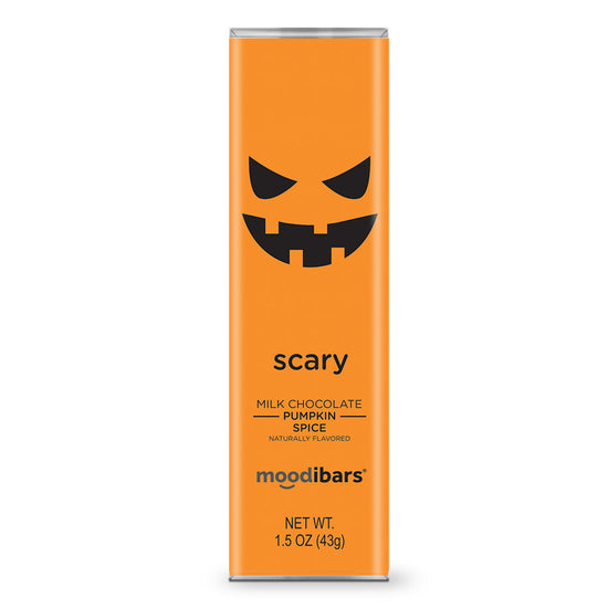 Seasonal Moodibars - scary - Milk Chocolate Pumpkin Spice Bar 1.5oz