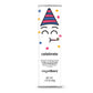 Moodibars - celebrate - White Confection Vanilla Cupcake with Sprinkles Bar 1.75oz