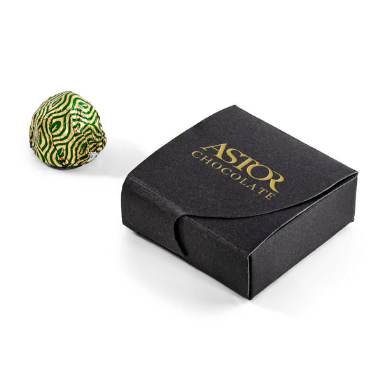 Dubai Style - Milk Chocolate Pistachio Creme Truffles in a Pure Box 4pc