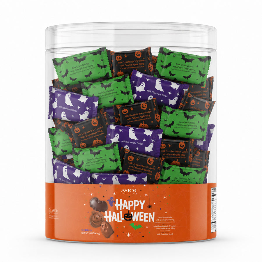 Halloween Chocolate Truffles Tub 120pcs