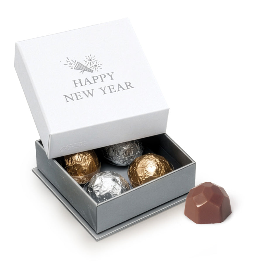 New Year's - Sterling Deco Truffle Boxes