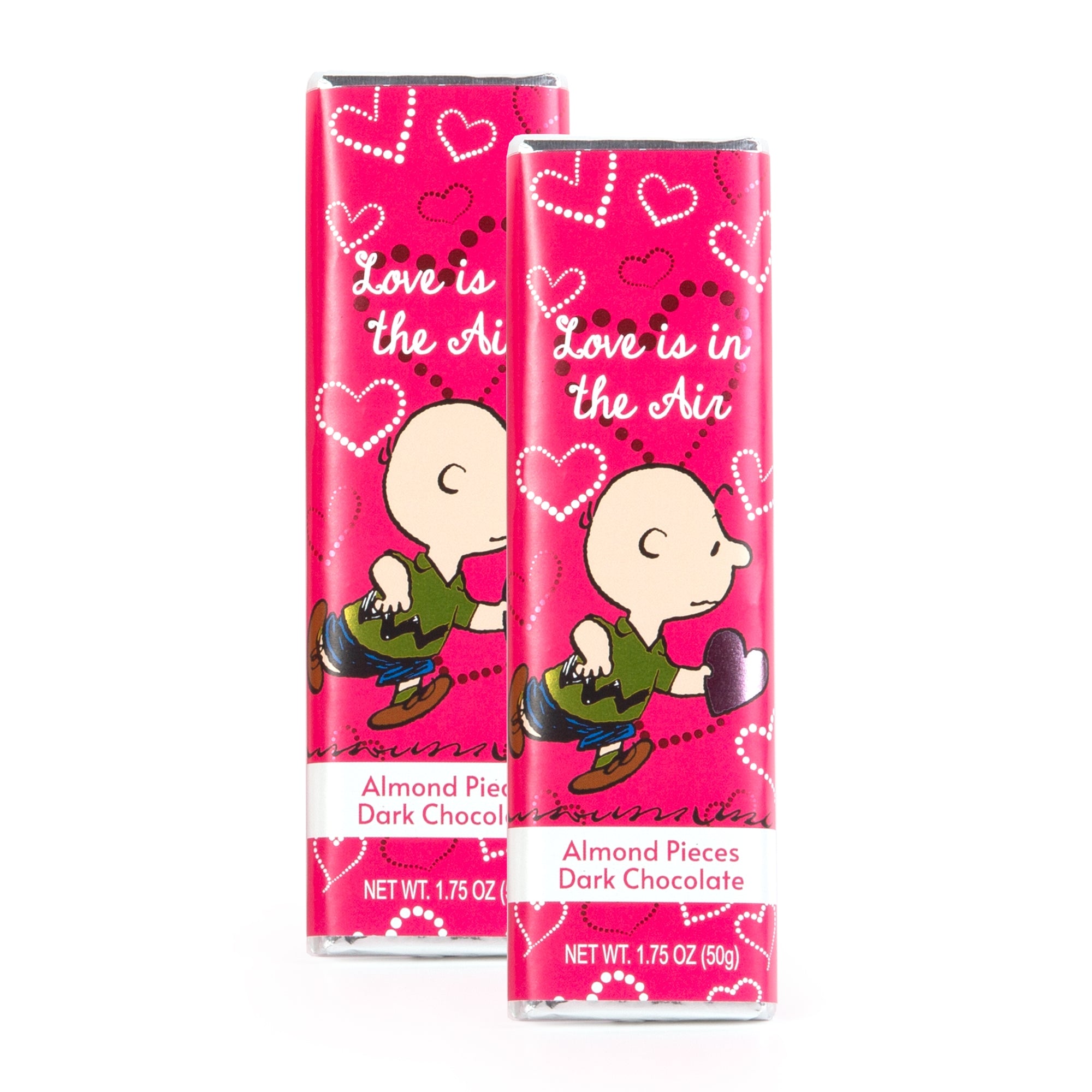 Peanuts® Valentine's Day - Dark Almond Chocolate Bar 1.5oz
