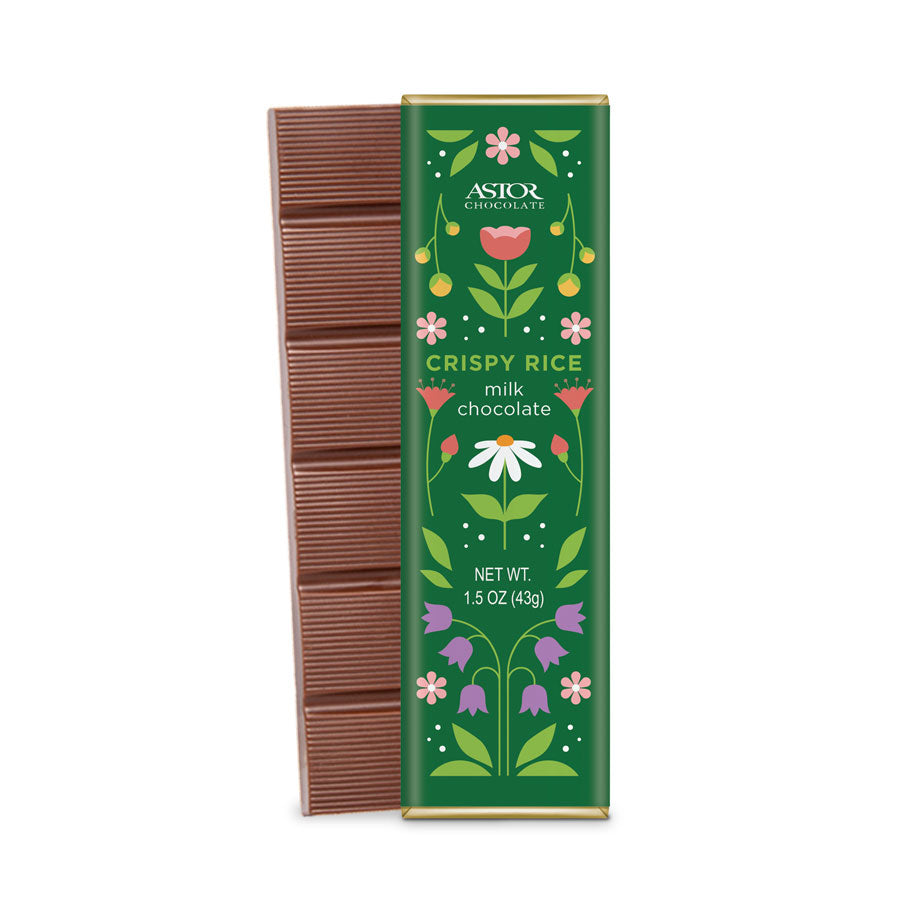 Spring - Crispy Rice Milk Chocolate 1.5oz Bar