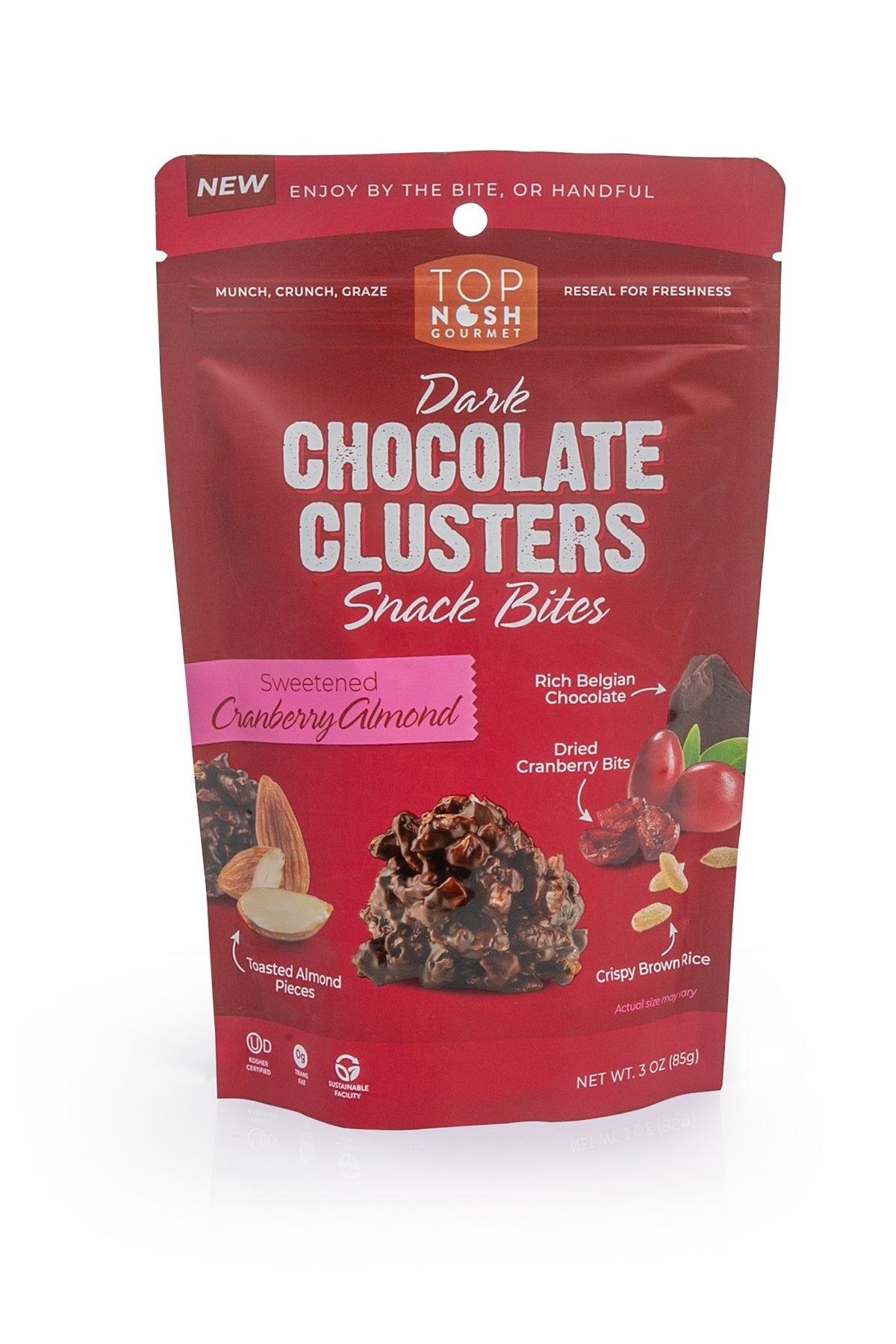 Top Nosh - Cranberry Almond Cluster Bites 3oz