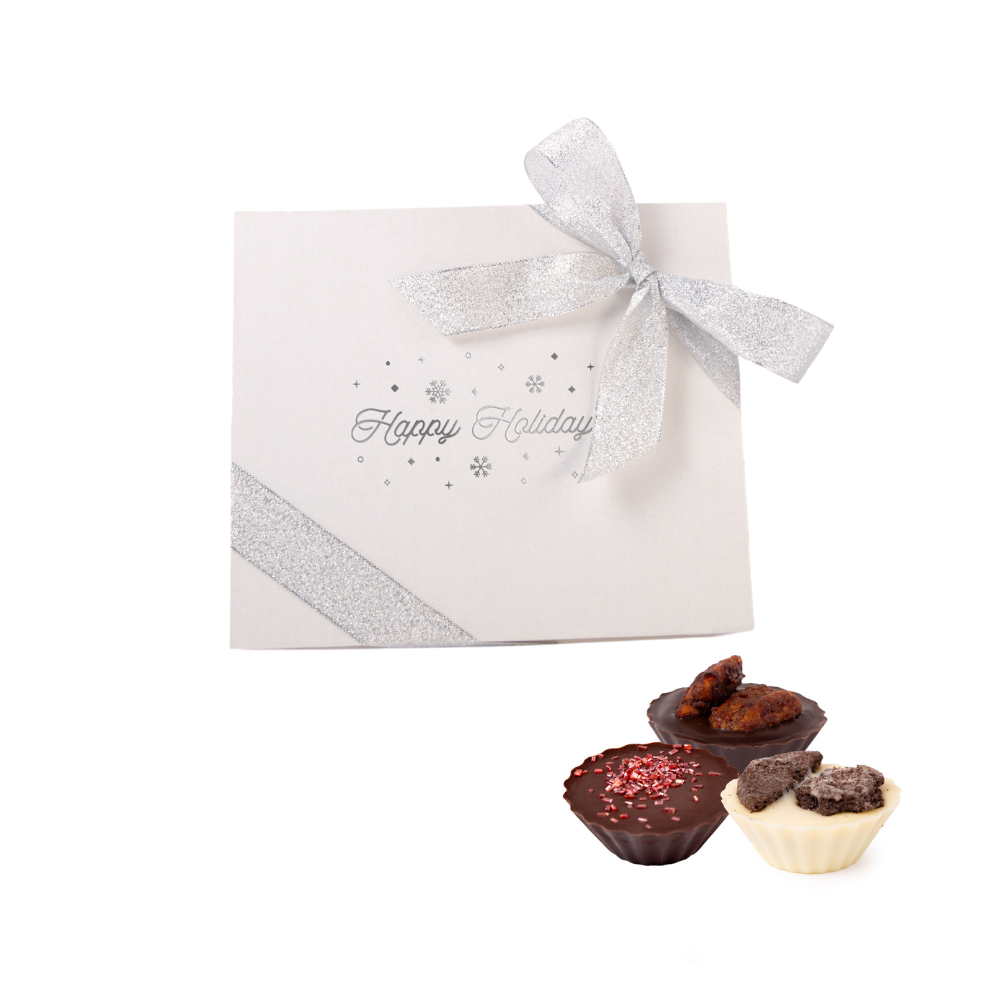 Holiday - Debut Elite with Ribbon & Hot Stamp | Truffle Cups 6pc
