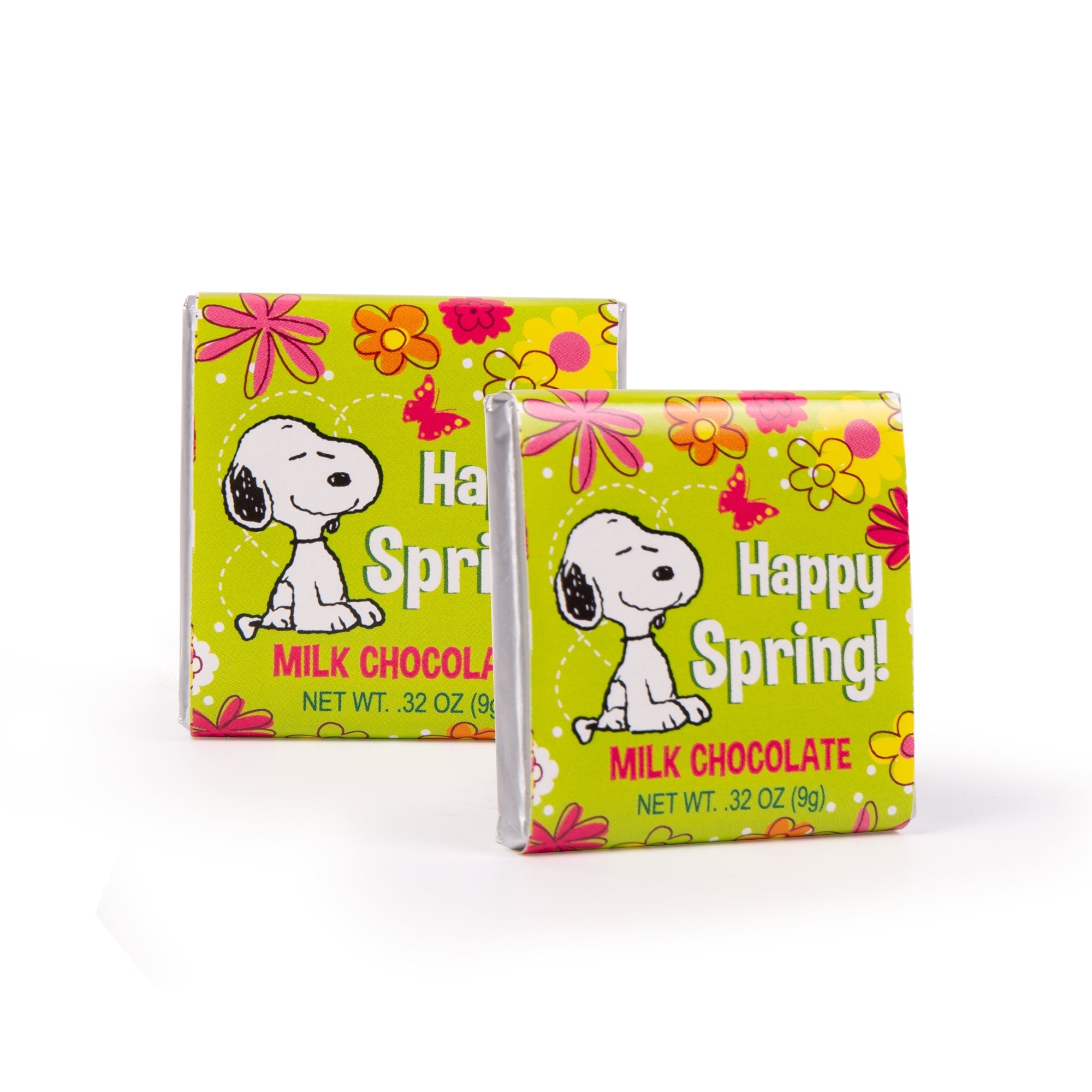 Seasonal Peanuts - Spring - Deluxe Milk Chocolate Squares 1.75 in.