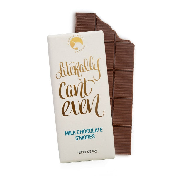 Cliche - Literally Can't Even Milk Chocolate S'mores Flavored Bar 3oz