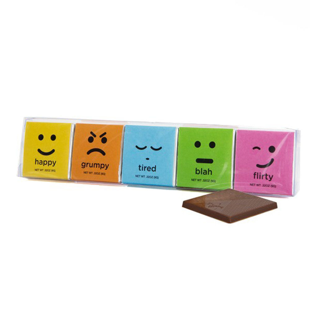 Moodibars - 10pc Deluxe Chocolate Squares Gift Pack 1.75 in.