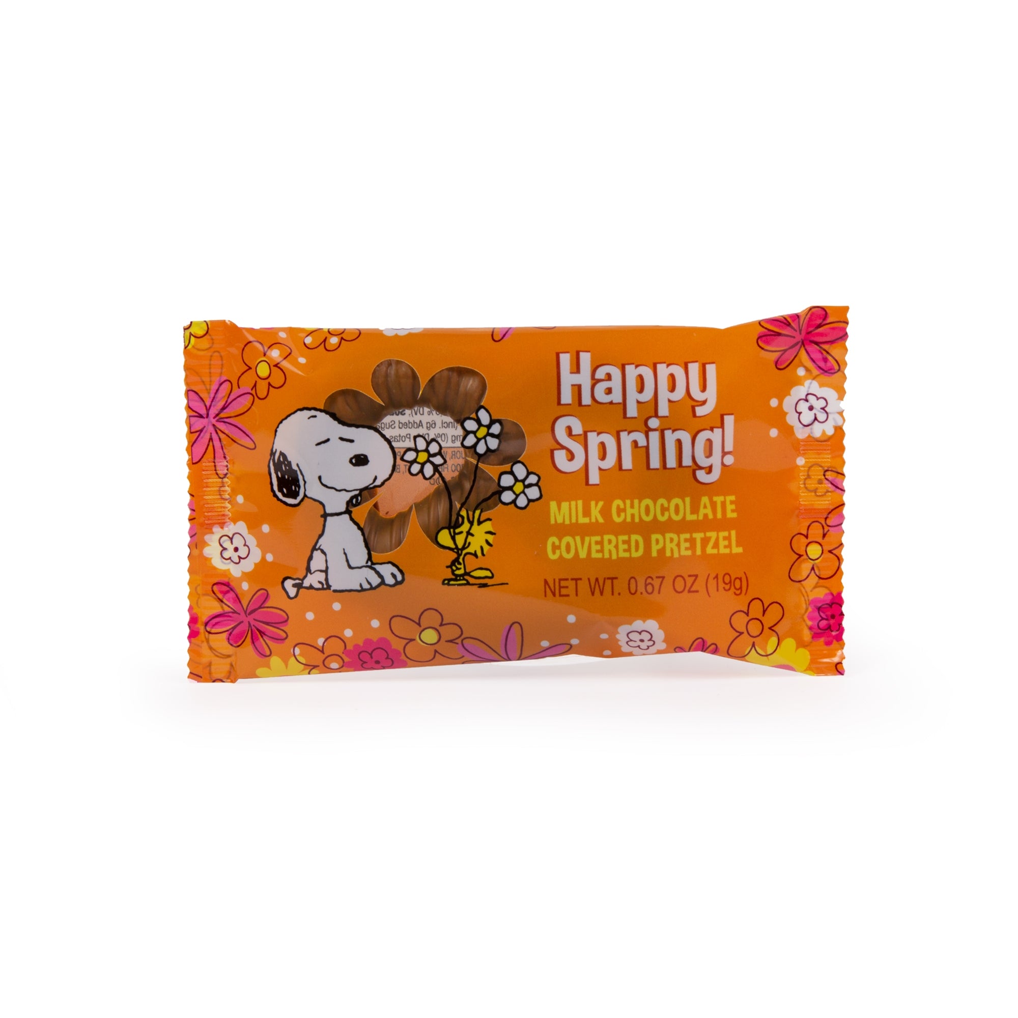 Seasonal Peanuts - Spring - Milk Chocolate Covered Pretzel 1pc