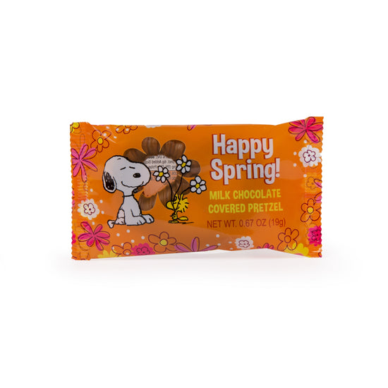 Seasonal Peanuts - Spring - Milk Chocolate Covered Pretzel 1pc