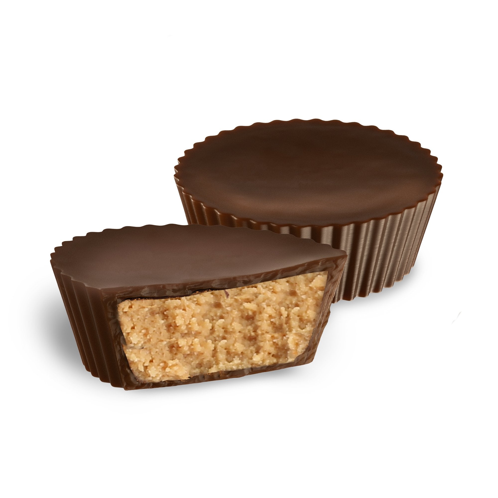 Ingredients - 56% Vegan/Gluten-Free Dark Chocolate Peanut Butter Truffle Cups 2pc