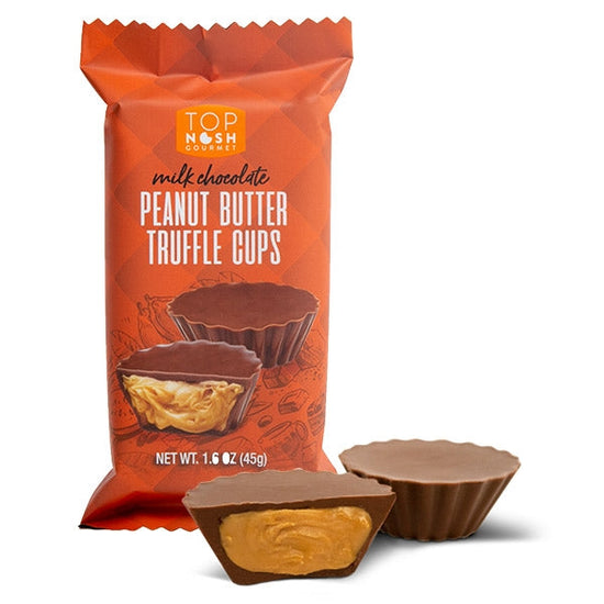 Top Nosh - Milk Chocolate Peanut Butter Truffle Cups 2pc 1.6oz