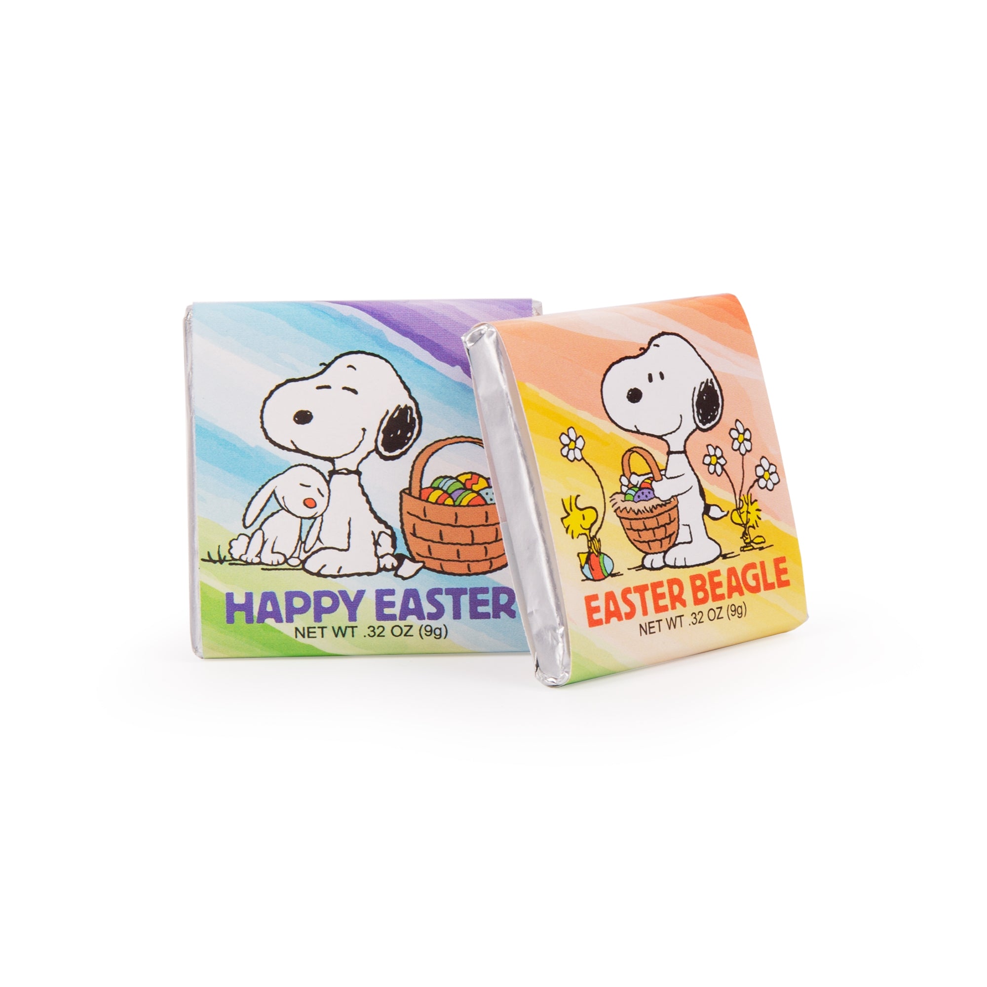 Seasonal Peanuts - Spring - Deluxe Mixed Milk and Dark Chocolate Squares 1.75 in.