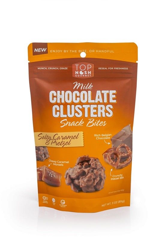 Top Nosh - Caramel Pretzel Cluster Bites 3oz