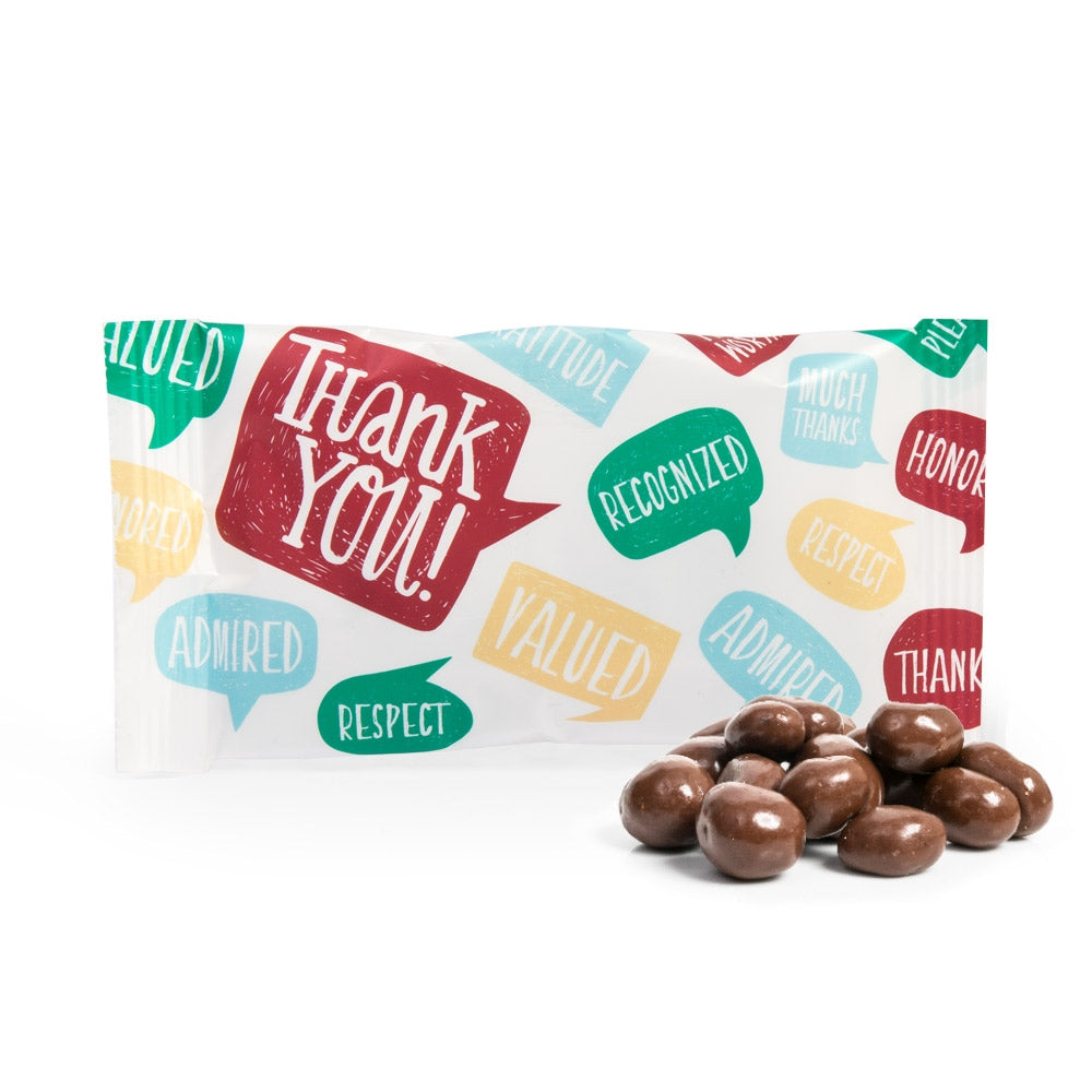 Thank You - Chocolate Covered Raisins Snack Bag 1.25oz